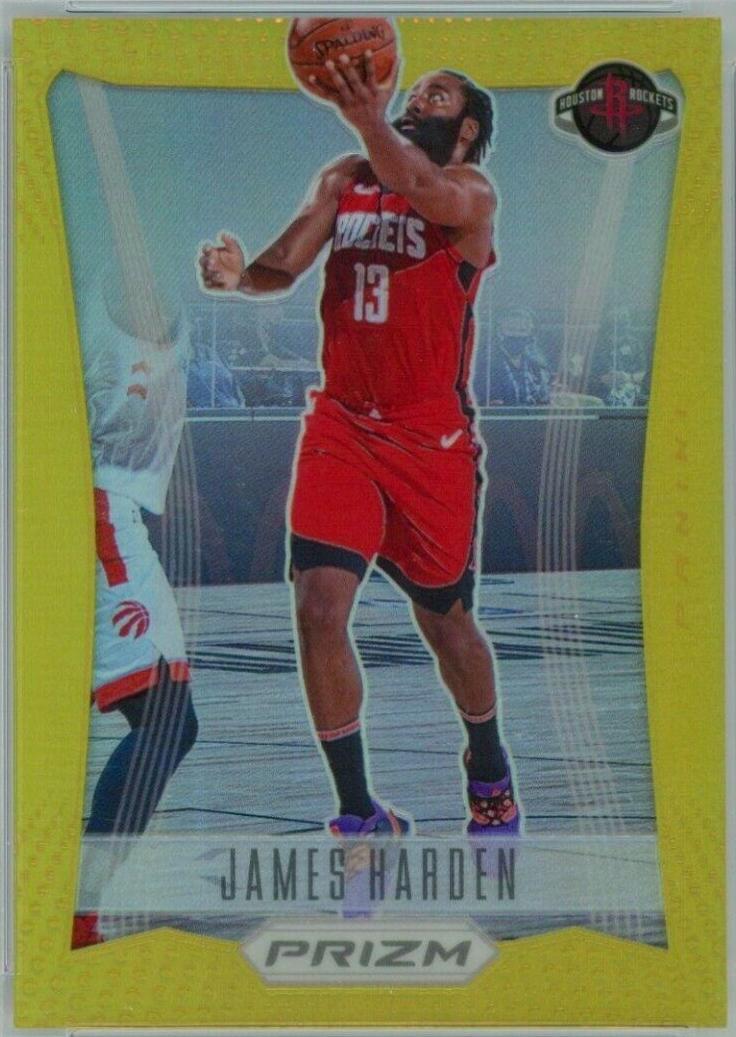 James Harden [Gold Prizm] #1