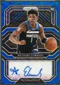 Anthony Edwards [Blue Wave] #RP-AEW