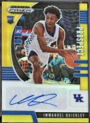 Immanuel Quickley [Gold Prizm]