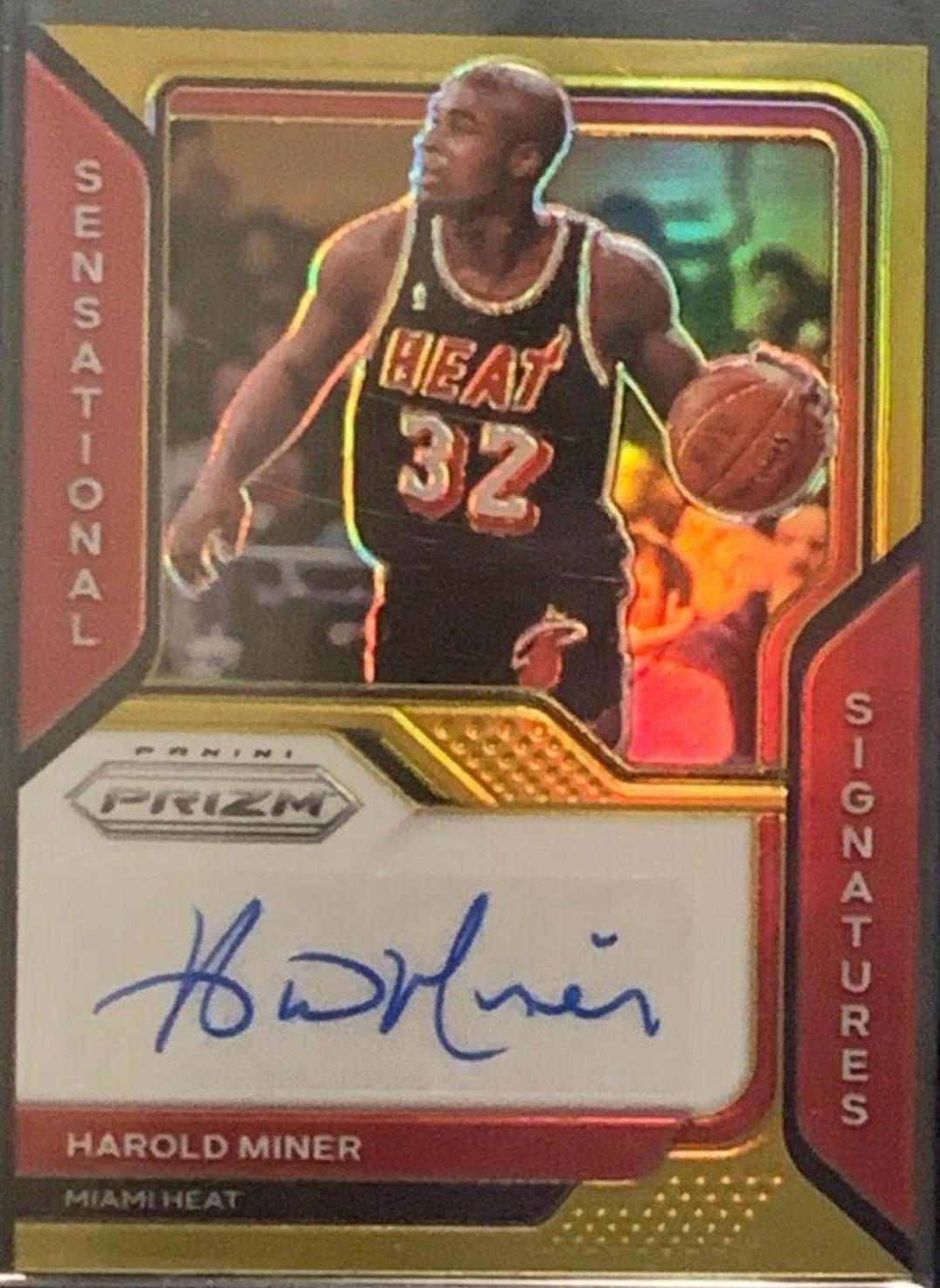Harold Miner [Gold Prizm] #SS-HMI