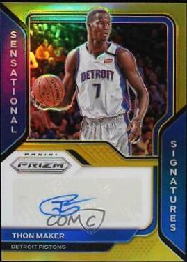 Thon Maker [Gold Prizm] #SS-THO