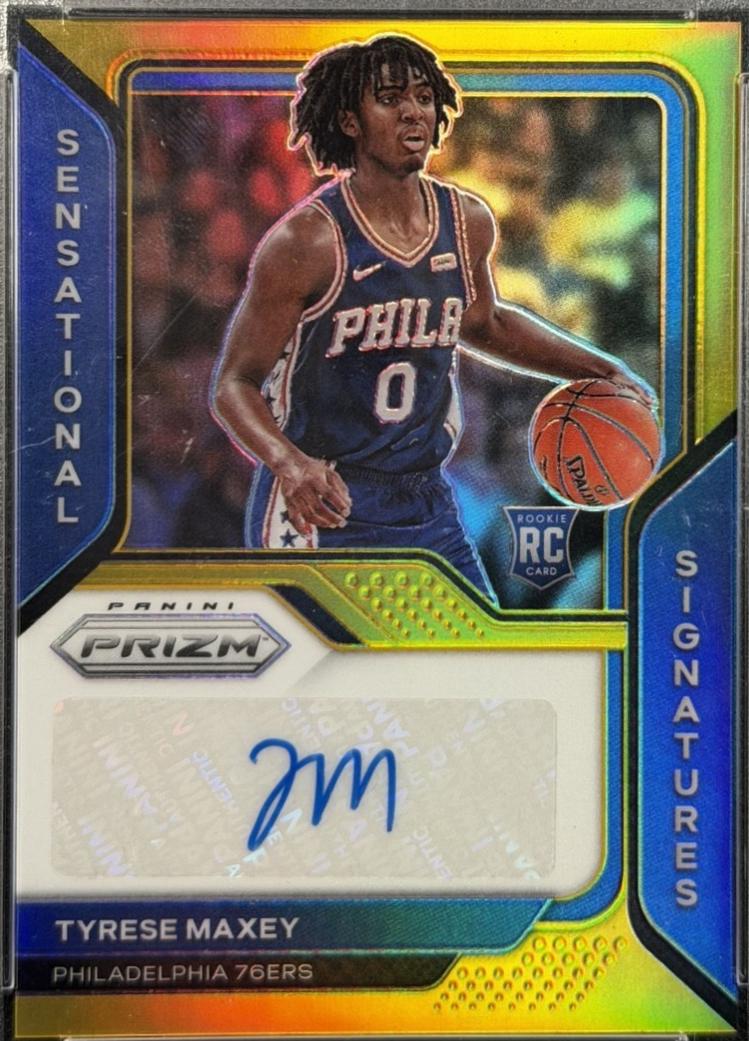 Tyrese Maxey [Gold Prizm] #SS-TMX