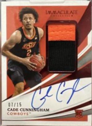 Cade Cunningham [Patch Autograph Red] #122