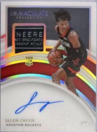 Jalen Green [Patch Autograph Tag] #101