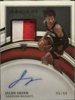 Jalen Green [Patch Autograph] #101