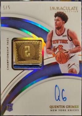 Quentin Grimes [Patch Autograph Tag] #125