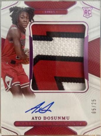 Ayo Dosunmu [Patch Autograph Pink] #132