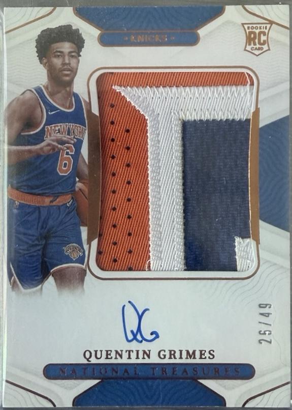 Quentin Grimes [Patch Autograph Bronze] #105
