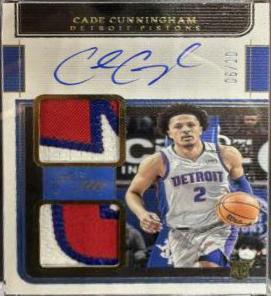 Cade Cunningham [Gold] #RJ-CCH