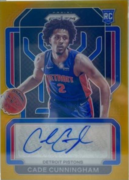 Cade Cunningham [Gold Prizm] #RS-CCA