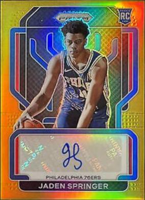Jaden Springer [Gold Prizm] #RS-JSP