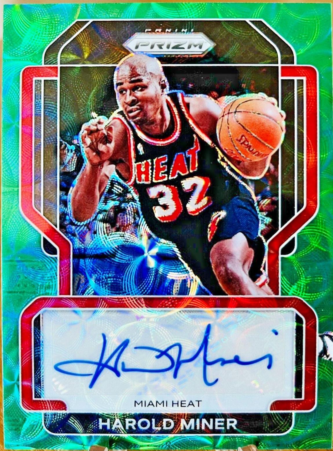 Harold Miner [Choice Green Prizm] #SG-HMN