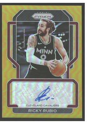 Ricky Rubio [Gold Prizm] #SG-RRB