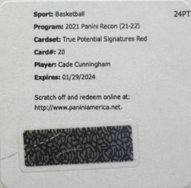 Cade Cunningham [Red]