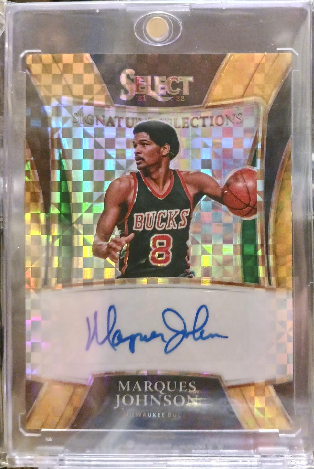 Marques Johnson [Gold Prizm] #SS-MQJ