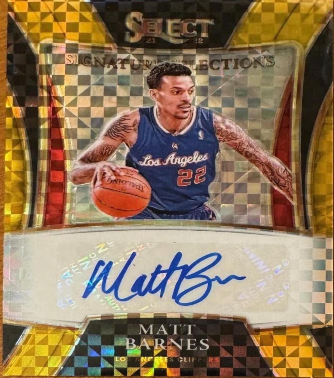 Matt Barnes [Gold Prizm] #SS-MBN