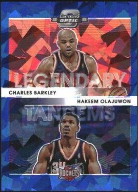 Charles Barkley, Hakeem Olajuwon [Blue Cracked Ice] #20