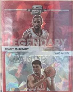 Tracy McGrady, Yao Ming [Red Cracked Ice] #5