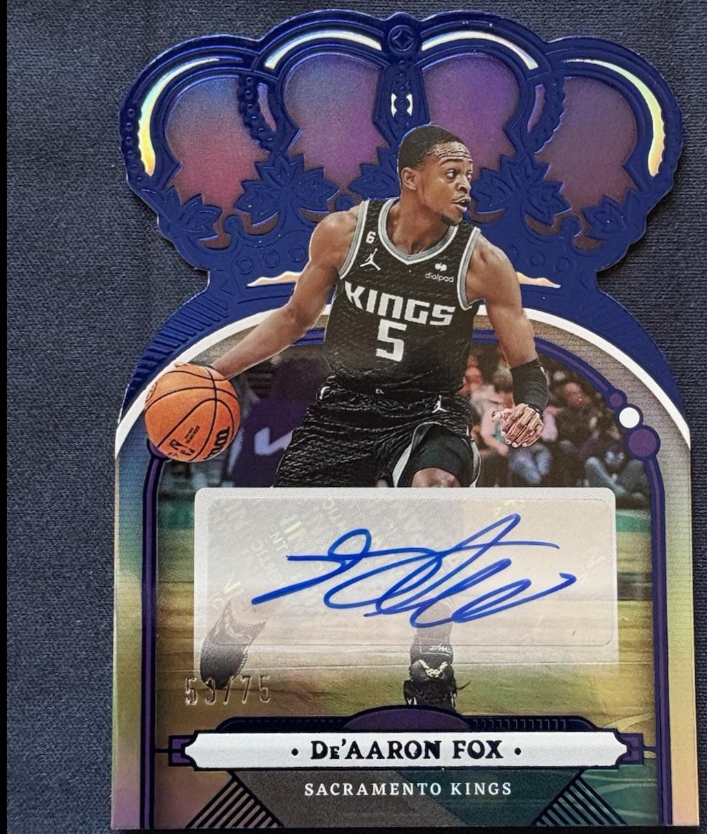 De'Aaron Fox [Blue] #CA-DAF