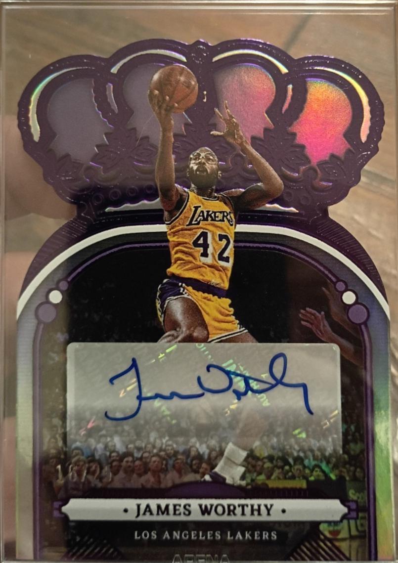 James Worthy [Purple] #CA-JWT