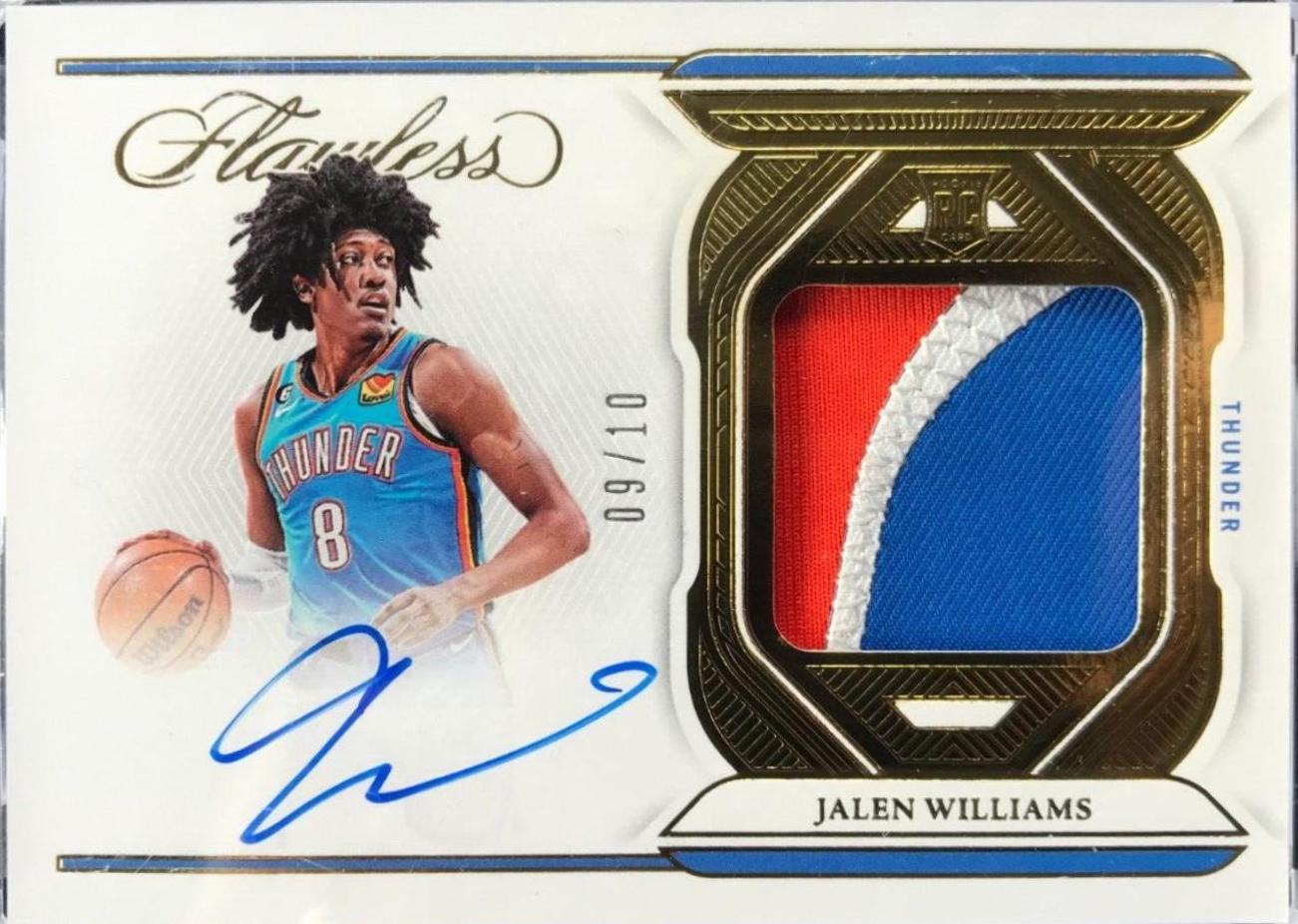 Jalen Williams [Gold Horizontal Patch Auto] #34