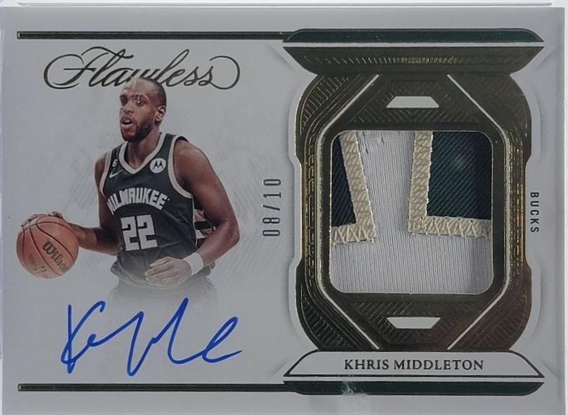 Khris Middleton [Gold Horizontal Patch Auto] #4