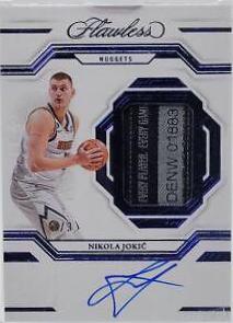 Nikola Jokic [Blue Vertical Patch Auto] #42