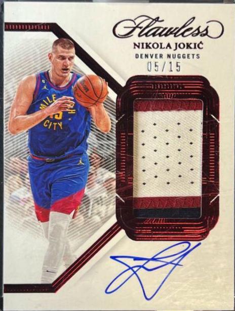 Nikola Jokic [Ruby Vertical Patch Auto] #42