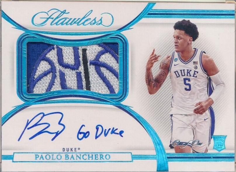 Paolo Banchero [Platinum Horizontal Patch Auto] #33
