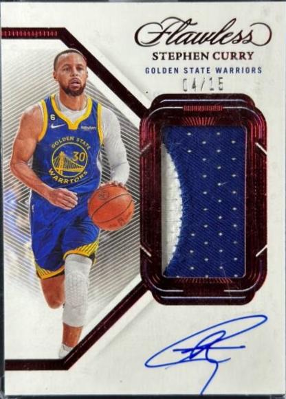 Stephen Curry [Ruby Vertical Patch Auto] #37