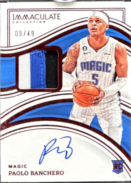 Paolo Banchero [Red Rookie Patch Autograph] #105