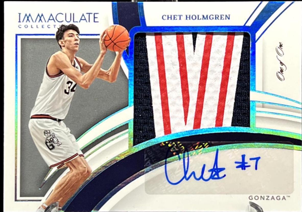 Chet Holmgren [Patch Autograph Gold] #34