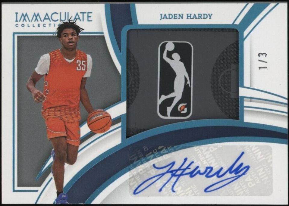 Jaden Hardy [Patch Autograph Brand Logo] #32