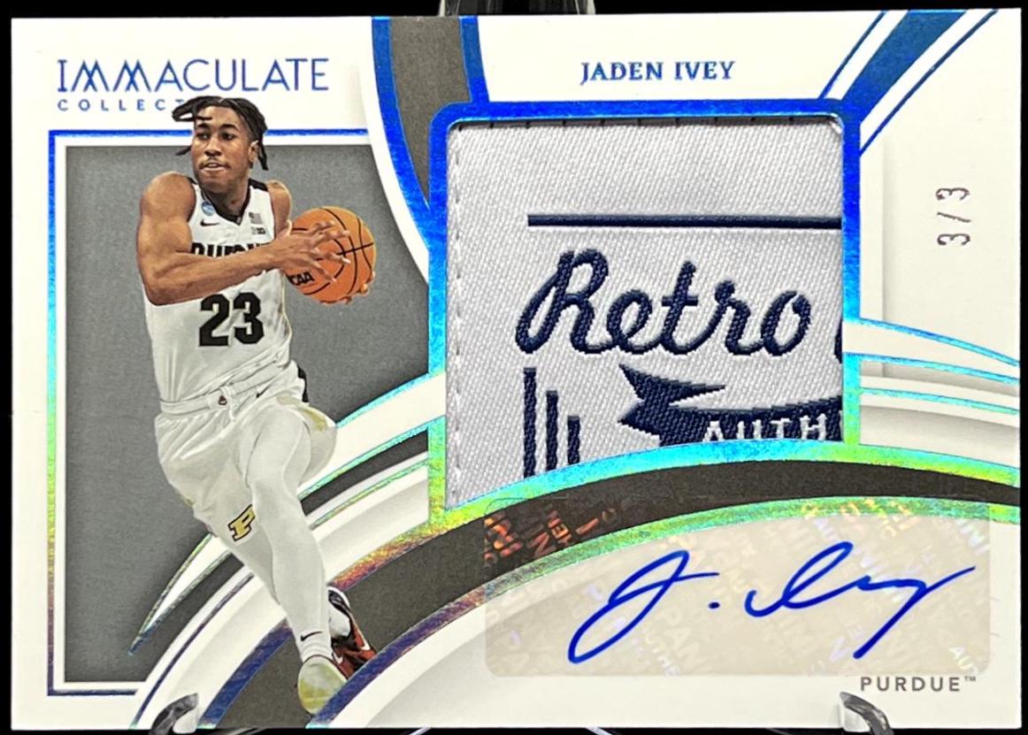 Jaden Ivey [Patch Autograph Laundry Tag] #49