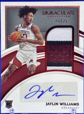 Jaylin Williams [Patch Autograph Red] #52