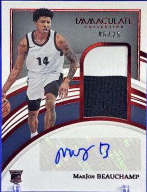 MarJon Beauchamp [Patch Autograph Red] #31