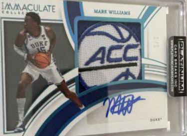 Mark Williams [Patch Autograph Gold] #29