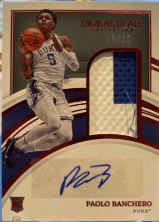 Paolo Banchero [Patch Autograph Red] #26