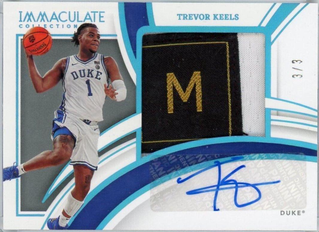 Trevor Keels [Patch Autograph Laundry Tag] #35