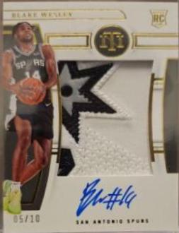 Blake Wesley [Patch Autograph Gold] #116