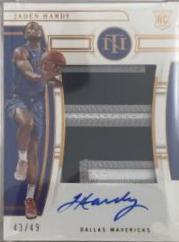 Jaden Hardy [Patch Autograph Bronze] #129