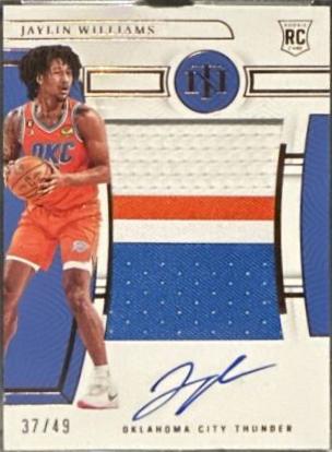 Jaylin Williams [Patch Autograph Bronze] #135