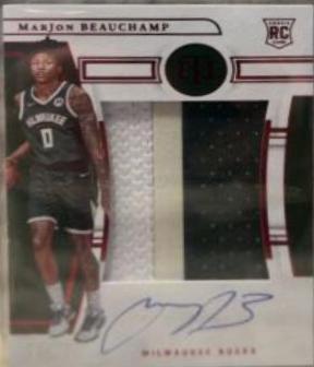 MarJon Beauchamp [Patch Autograph Red] #114