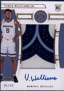 Vince Williams Jr. [Patch Autograph Bronze] #144