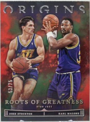 John Stockton, Karl Malone [Red] #21
