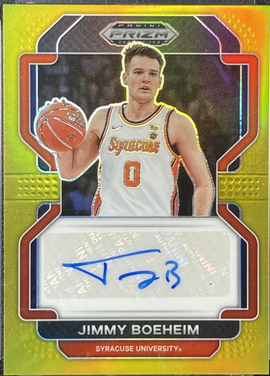 Jimmy Boeheim [Gold Prizm] #DP-JIM