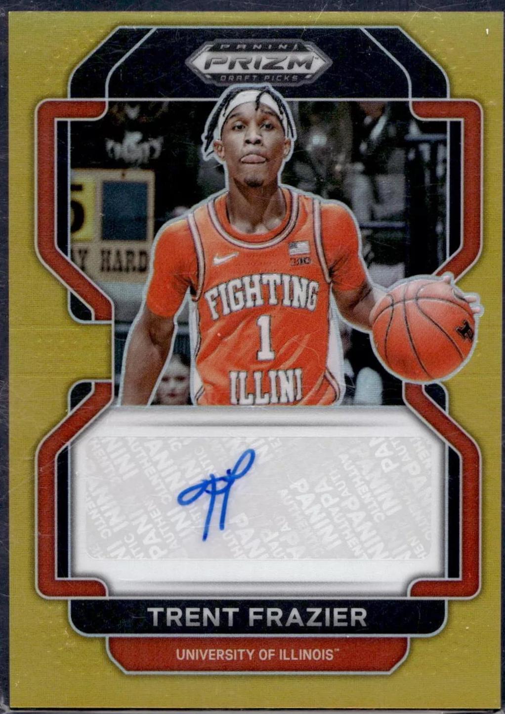 Trent Frazier [Gold Prizm] #DP-TFR