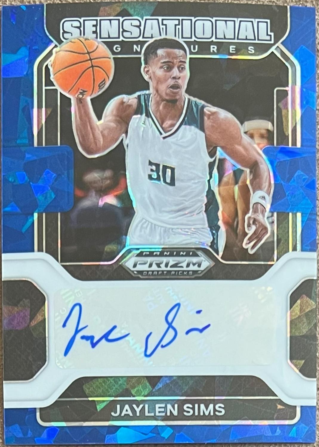 Jaylen Sims [Blue Ice] #SS-JSI