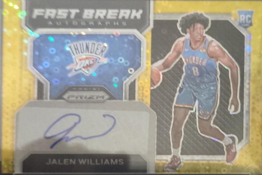 Jalen Williams [Gold] #FBR-JWT