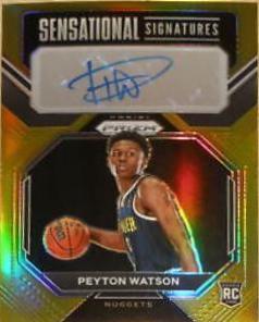 Peyton Watson [Gold] #SS-PT